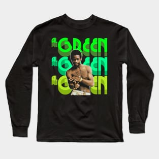 Al Green - Retro 70s Sha La La FanArt Design Long Sleeve T-Shirt